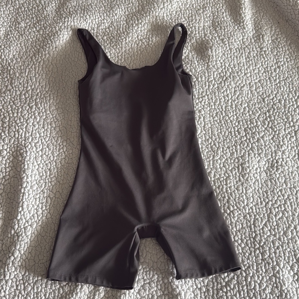 Girlfriend Collective Dark Gray Bodysuit